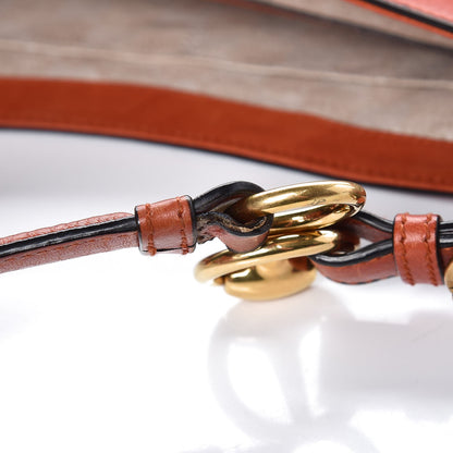 Gucci Calfskin Harness Shoulder Bag New Rust 15 of 20