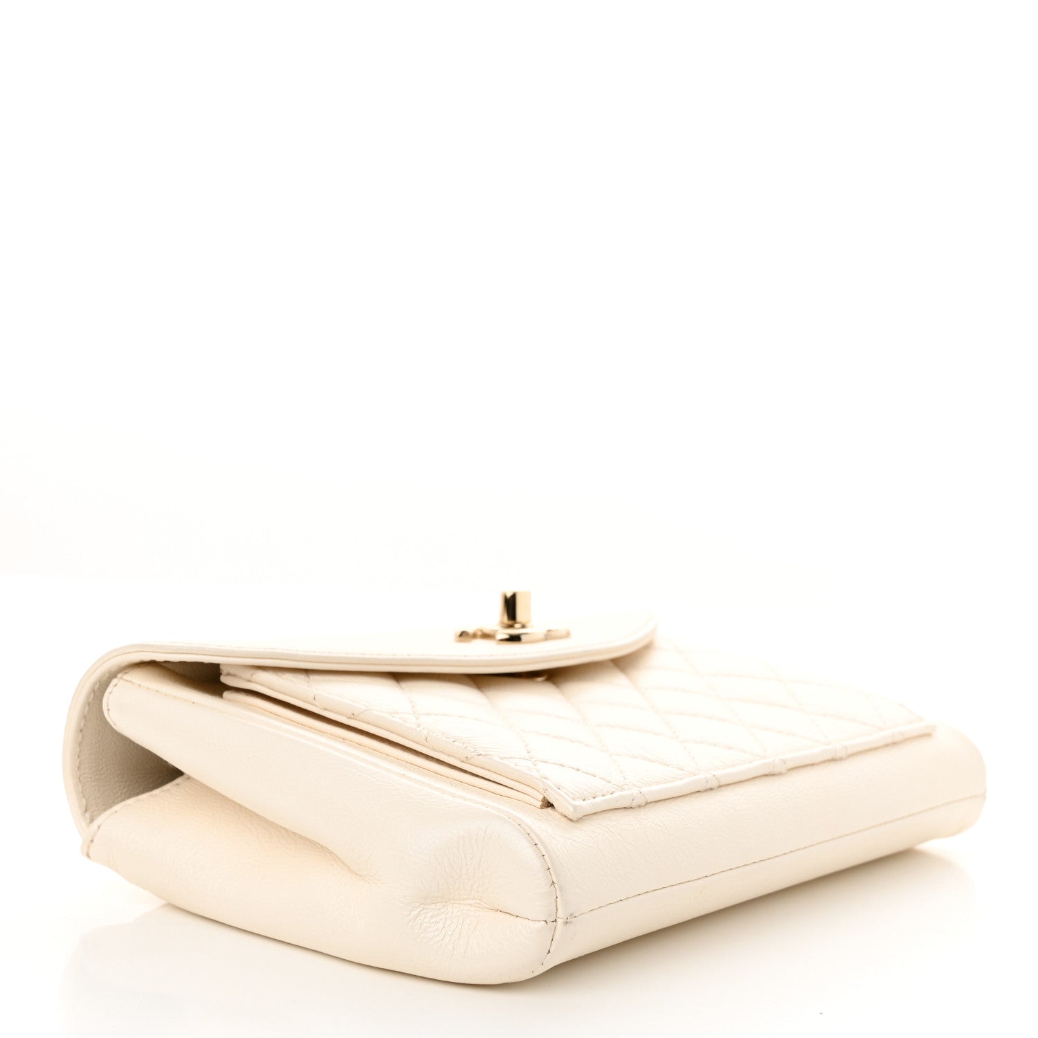 Chanel Calfskin Quilted Smart Pocket Crossbody Bag White 4 of 10