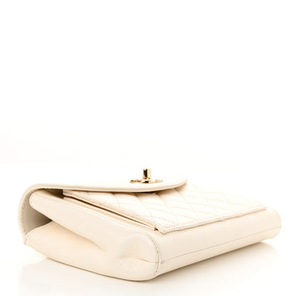 Chanel Calfskin Quilted Smart Pocket Crossbody Bag White 4 of 10