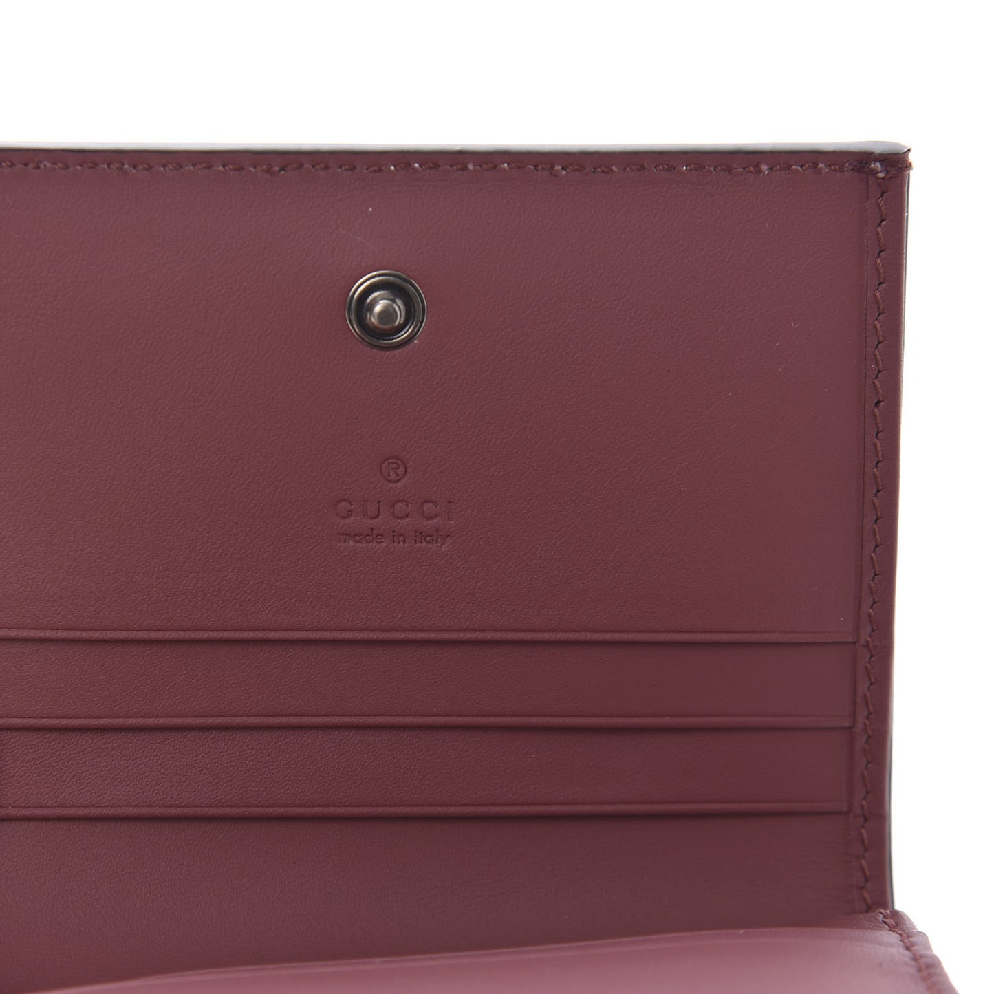 GG Supreme Monogram Blooms Card Case Beige Multicolor Dry Rose