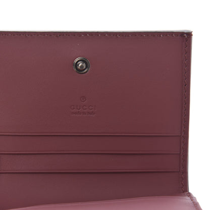 Gucci GG Supreme Monogram Blooms Card Case Beige Multicolor Dry Rose 8 of 10