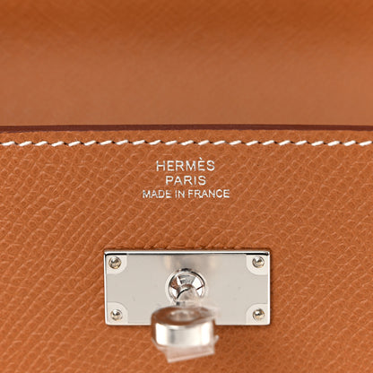 Hermes Epsom Kelly Wallet To Go Gold 6 of 11