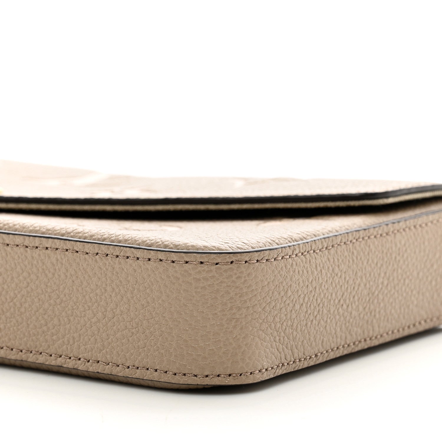 Louis Vuitton Empreinte Monogram Giant Felicie Pochette Tourterelle Creme 8 of 9