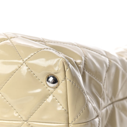 Chanel Vinyl Quilted Large In The Business Tote Beige 16 of 20