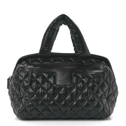 Chanel Nylon Coco Cocoon Bowler Black 1 of 10