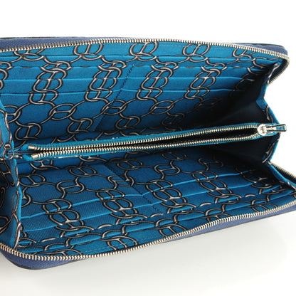 Hermes Epsom Silk'In Wallet Bleu Saphir 8 of 9
