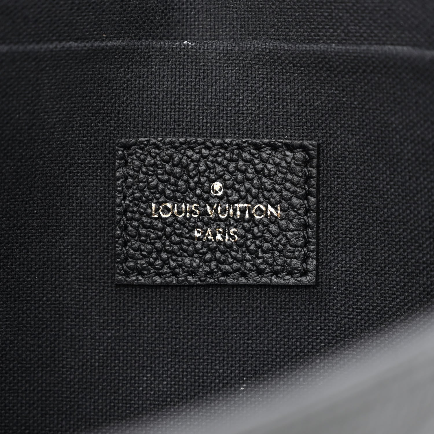 Louis Vuitton Empreinte Pochette Felicie Chain Wallet Black 9 of 14