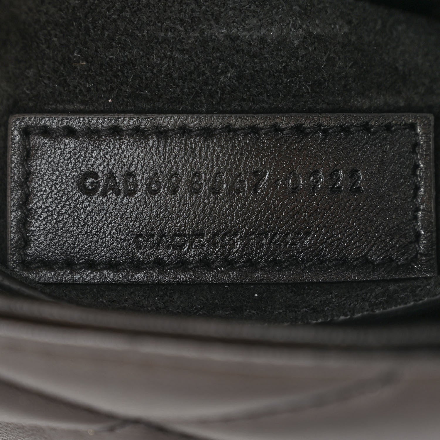 Saint Laurent Lambskin Quilted Le 57 Diamond Shoulder Bag Black 7 of 10