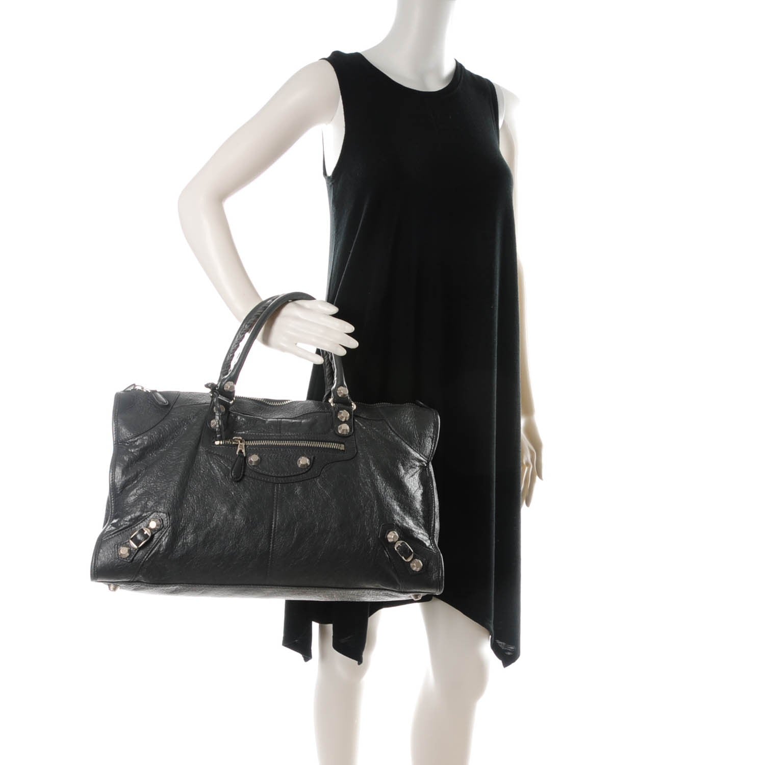 Balenciaga Agneau Giant 21 Silver Hardware Work Gris Fossile 2 of 7