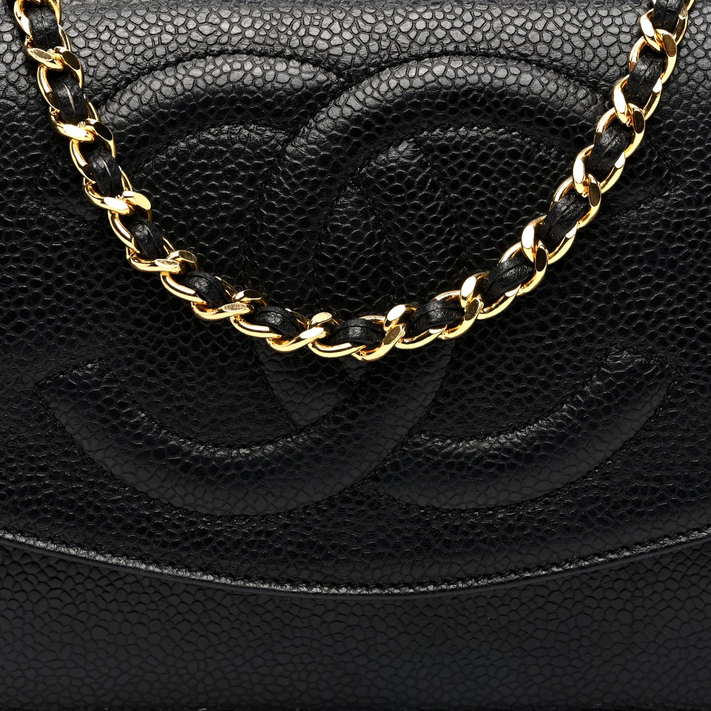 Caviar Timeless CC Wallet on Chain WOC Black