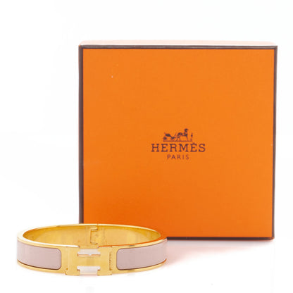 Hermes Enamel Clic Clac H Narrow Bracelet PM Marron Glace 5 of 5