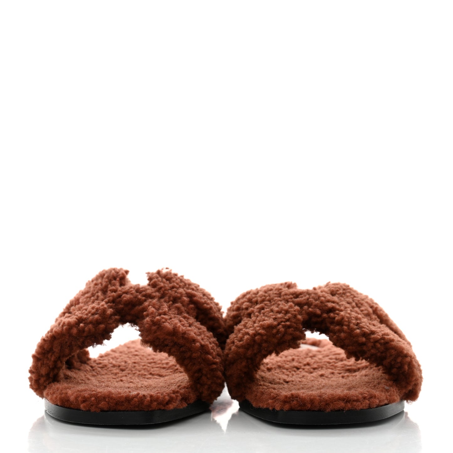 Woolskin Oran Sandals 38 Cognac