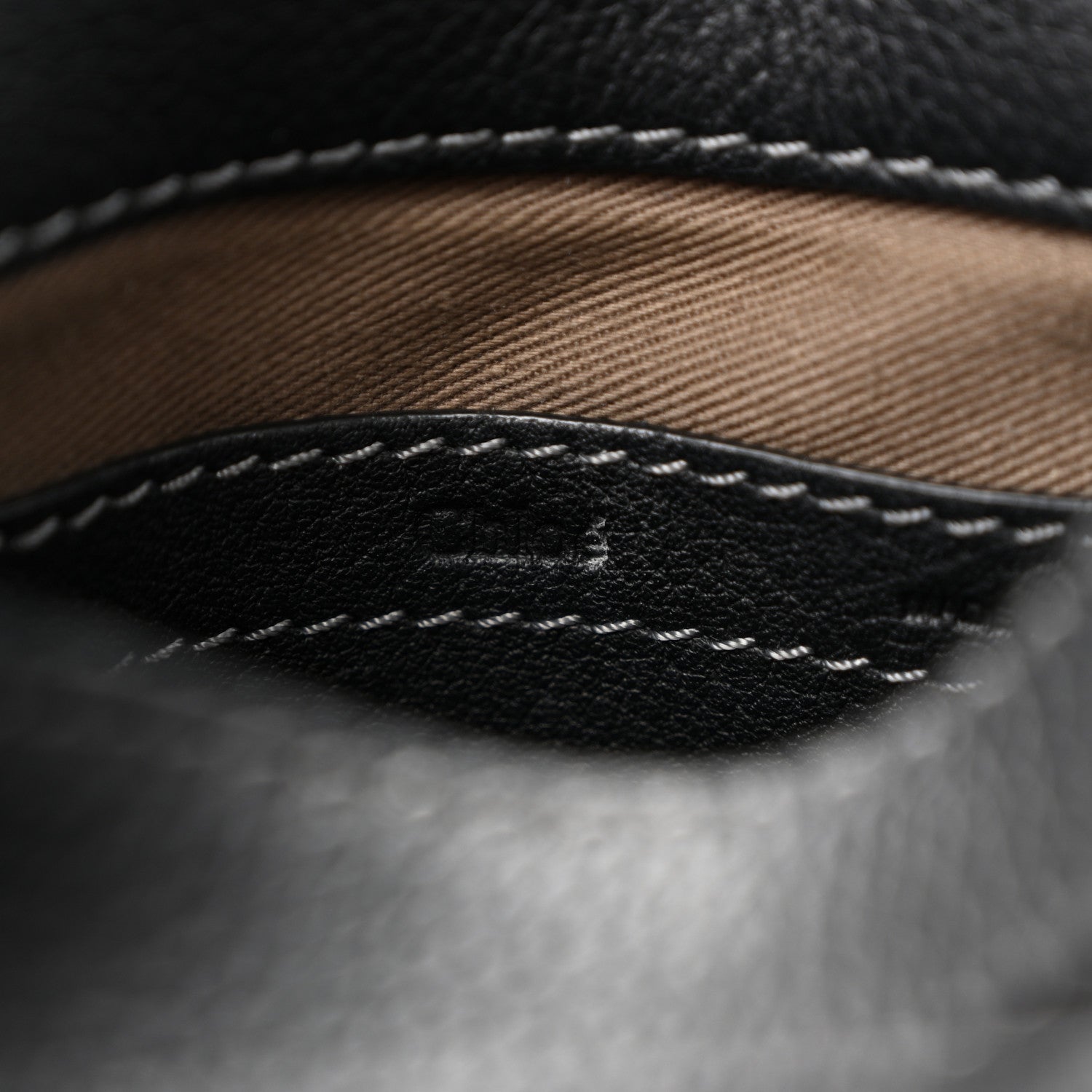 Chloe Grained Calfskin Small Marcie Saddle Bag Black 5 of 9