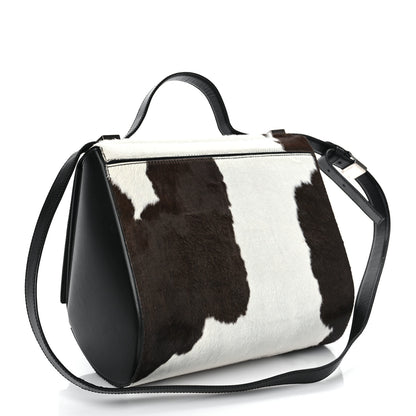 Givenchy Cow Hair Medium Pandora Box Crossbody Bag Brown White 2 of 9