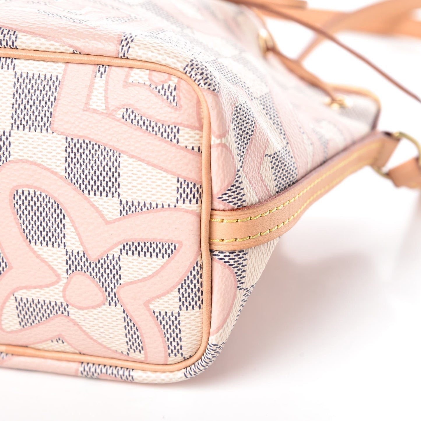 Damier Azur Tahitienne Nano Noe Rose Ballerine