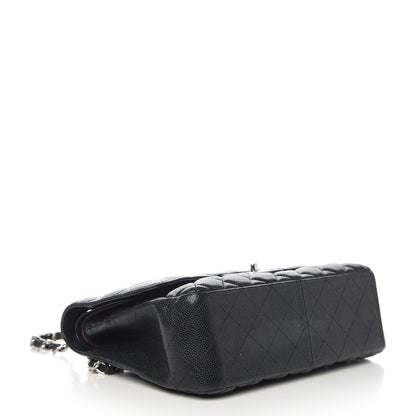 Chanel Caviar Quilted Jumbo Double Flap Black 3 of 15