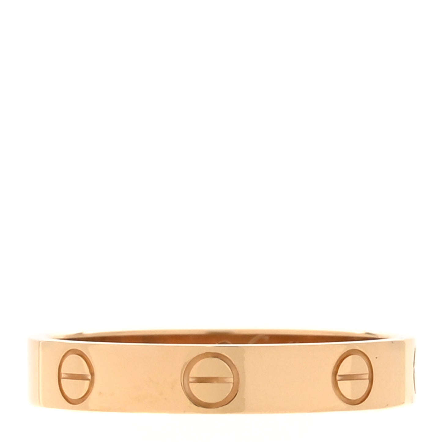 18K Yellow Gold 3.5mm LOVE Wedding Band Ring 57 8