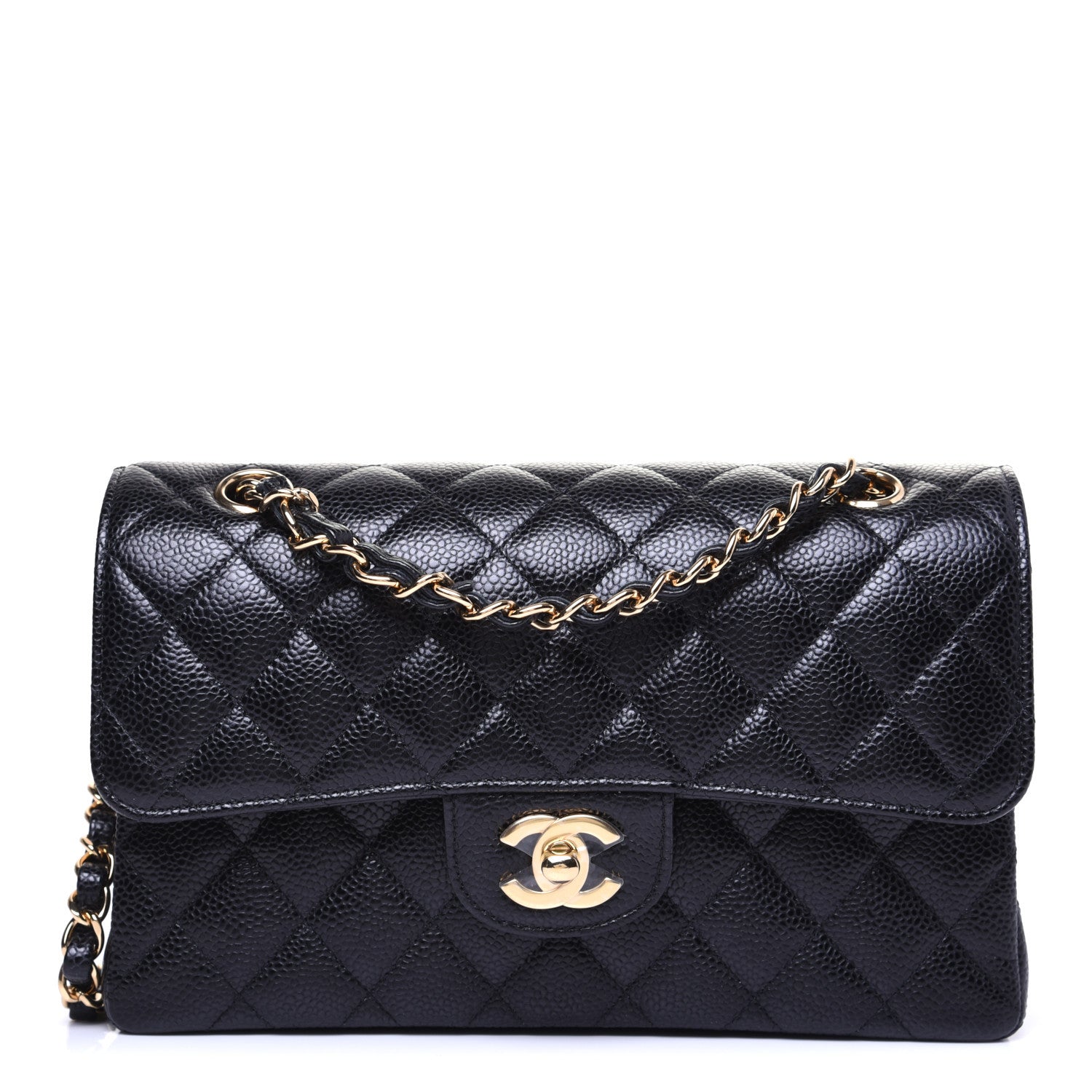 Chanel Caviar Quilted Small Double Flap Black 1 of 15