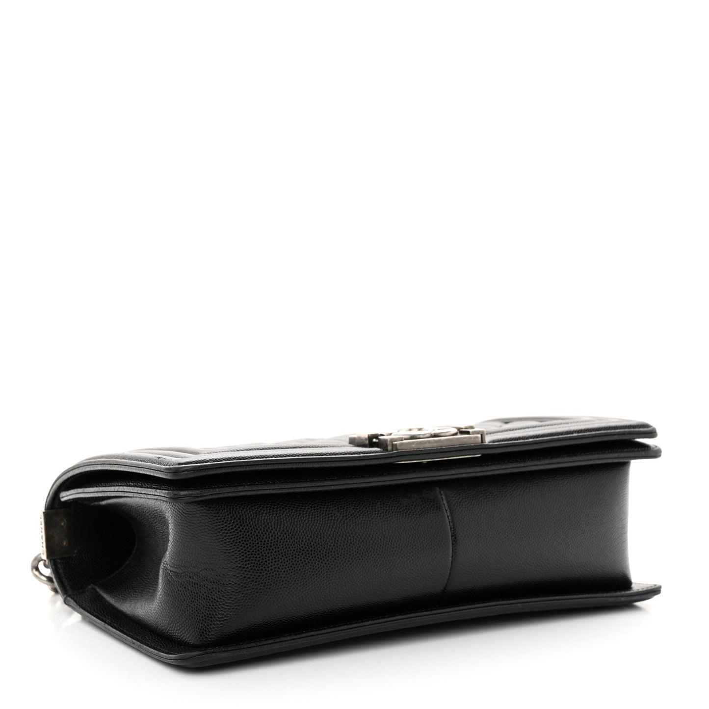 Caviar Quilted Medium Boy Flap Black