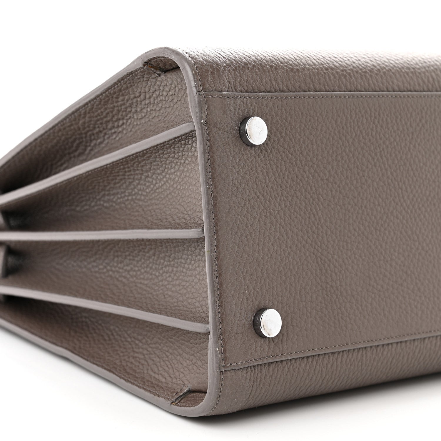 Saint Laurent Grained Calfskin Small Sac De Jour Fog 9 of 14