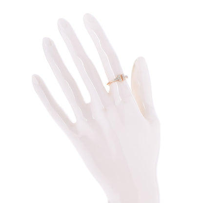 Tiffany 18K Yellow Gold Diamond T Wire Ring 50 5.5 2 of 6