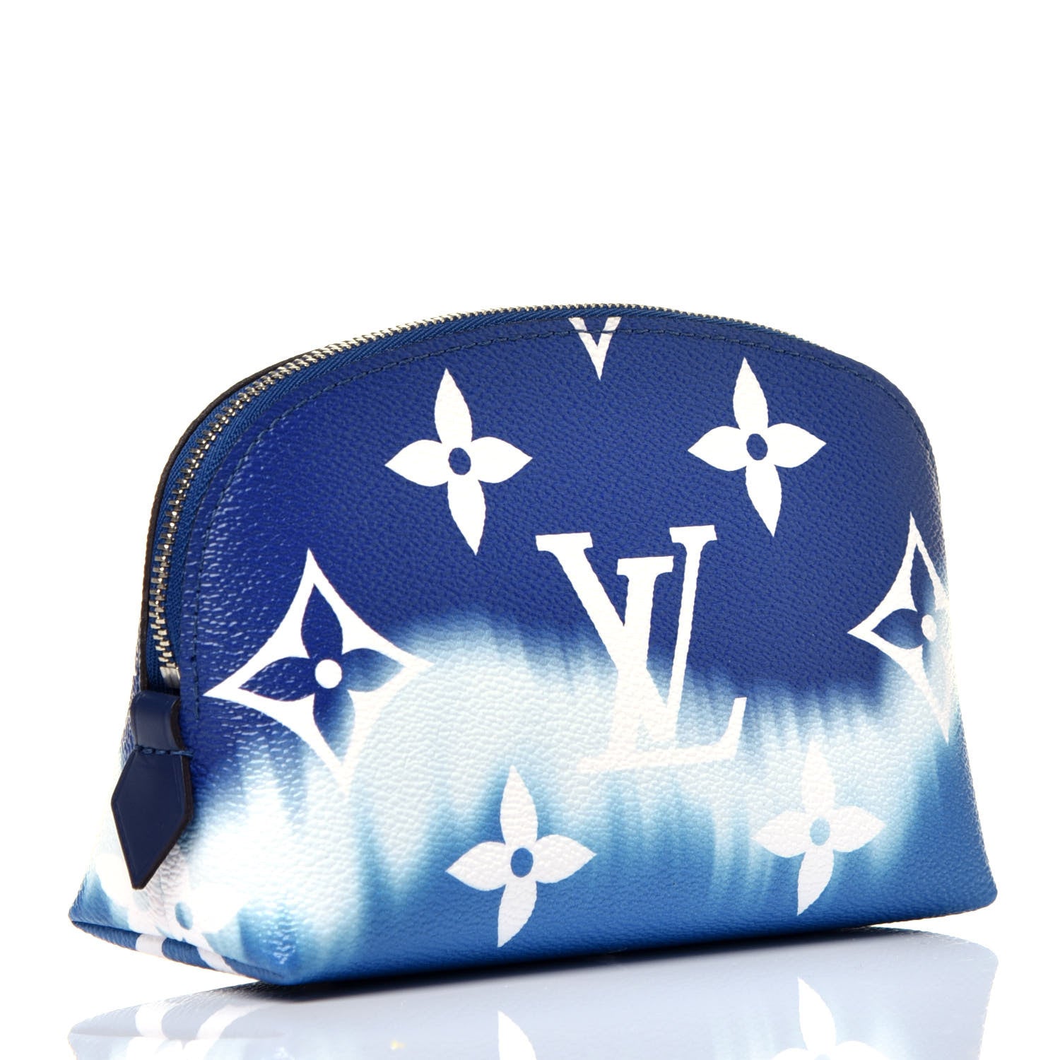 Louis Vuitton Monogram Giant Escale Cosmetic Pouch Blue 3 of 9