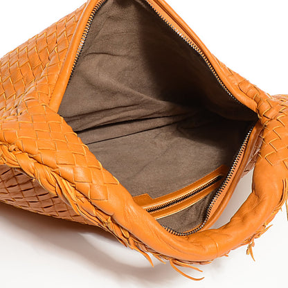 Bottega Veneta Nappa Intrecciato Fuzzy Medium Veneta Hobo Topaz 14 of 18