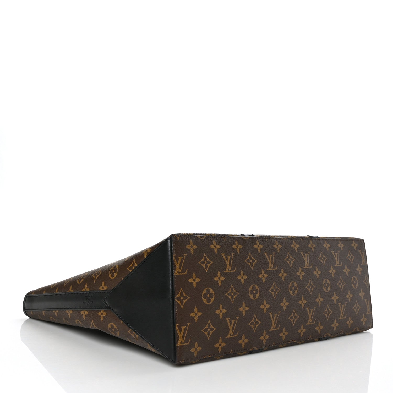 Louis Vuitton Monogram Macassar Weekend Tote GM 5 of 8