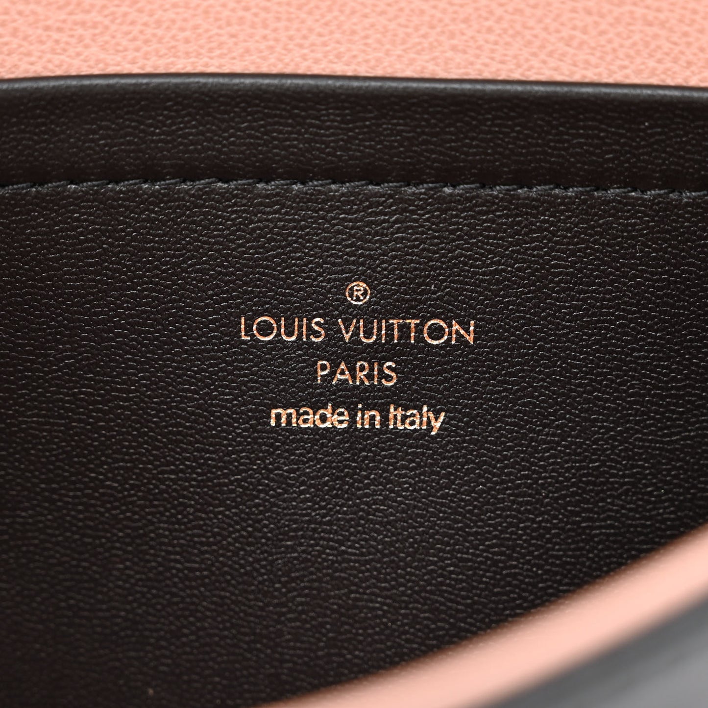 Lambskin Embossed Monogram Pochette Coussin Black