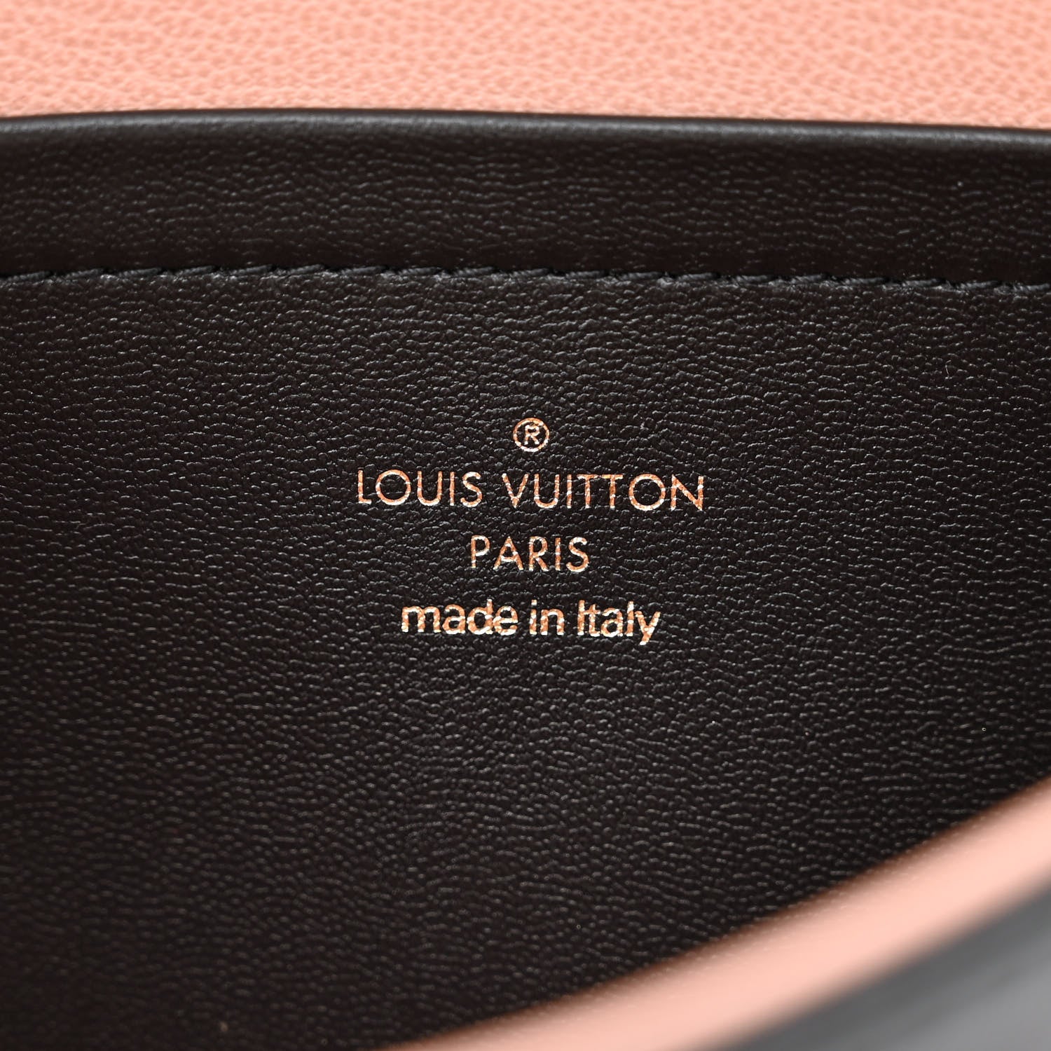 Louis Vuitton Lambskin Embossed Monogram Pochette Coussin Black 6 of 10
