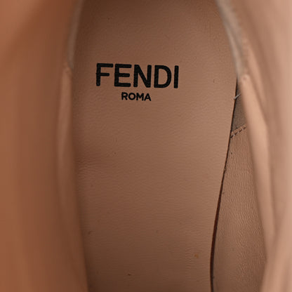 Fendi Vitello Karligraphy Tall Boots 36 Brown 7 of 8