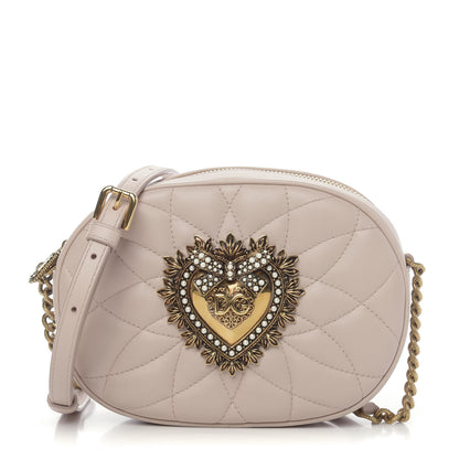 Dolce & Gabbana Calfskin Devotion Crossbody Bag Cipria 1 of 9