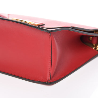 Fendi Vitello Grace Matte Small Kan U Shoulder Bag Fragola 9 of 9