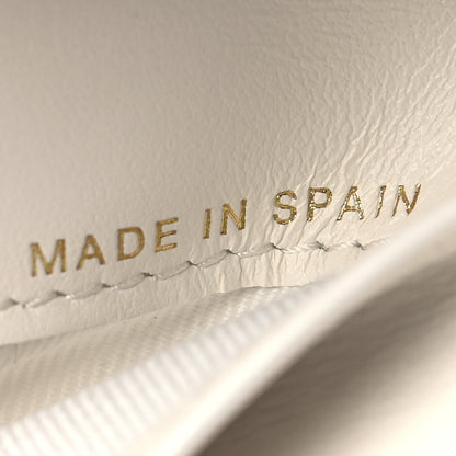 Chanel Caviar Quilted Enamel Coco Casino Double Flap Wallet White 8 of 12