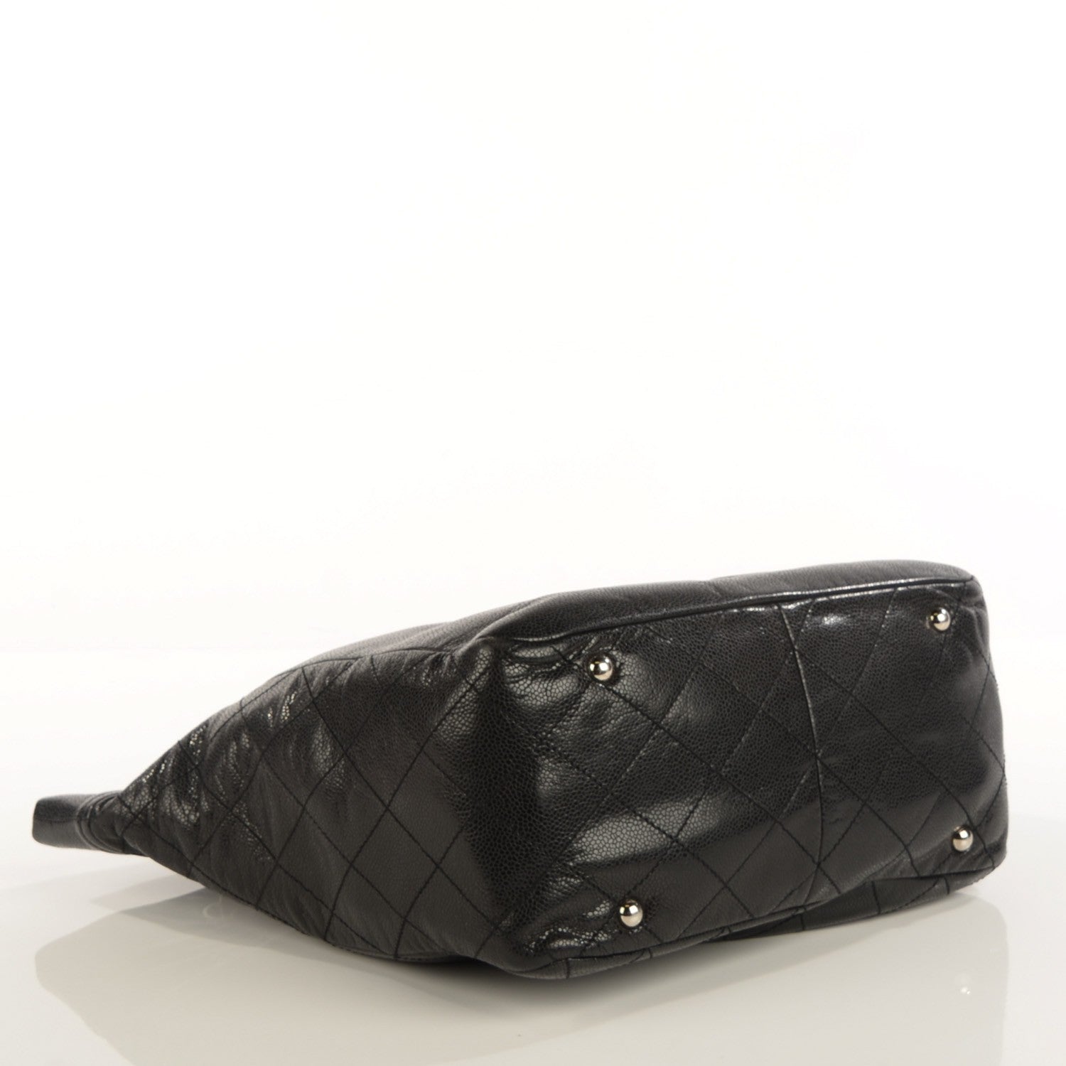 Chanel Soft Caviar Large Timeless CC Shoulder Bag Black 4 of 7