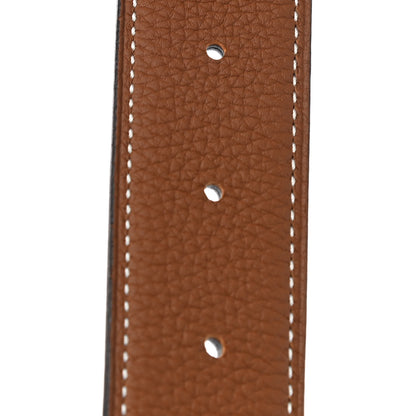 Hermes Box Togo Martelee H Belt 32mm Belt 95 Black Gold 3 of 5
