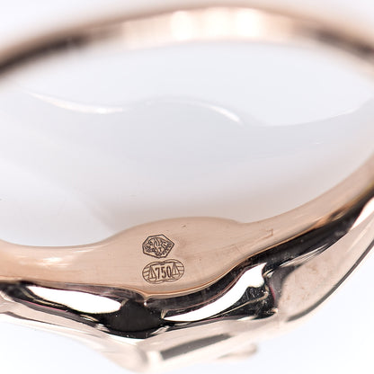 Hermes 18K Rose Gold Diamond TPM Galop Ring 47 4 4 of 8