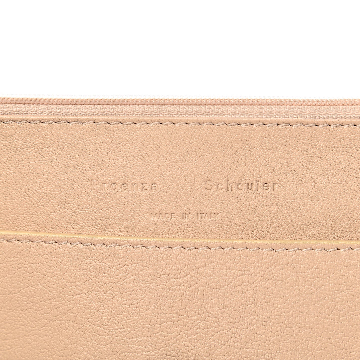 Lambskin Fringe PS1 Chain Wallet Beige