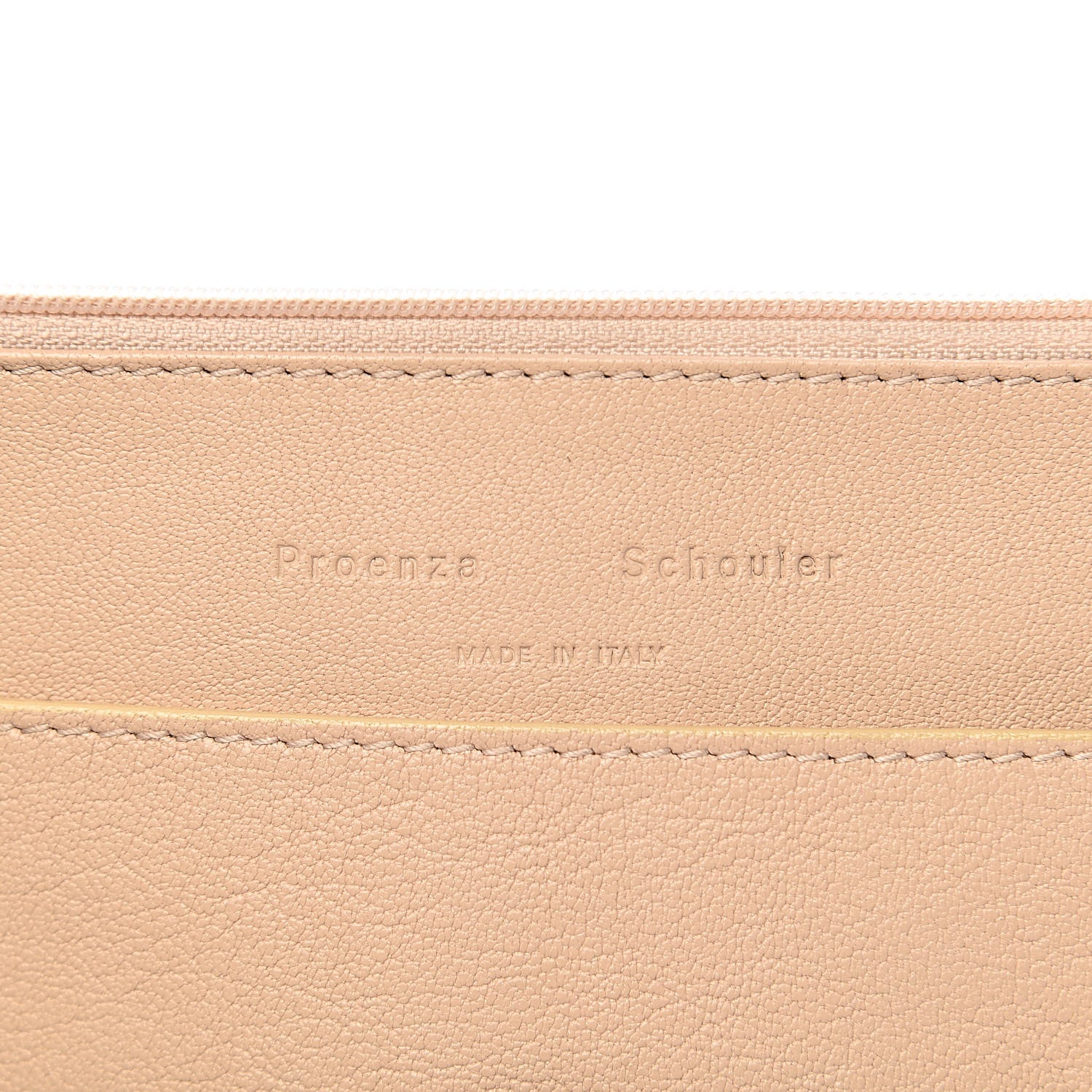 Proenza Schouler Lambskin Fringe PS1 Chain Wallet Beige 6 of 9