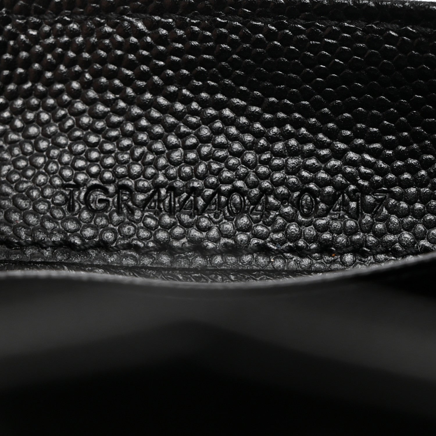 Saint Laurent Grain De Poudre Matelasse Chevron Small Monogram Envelope Wallet Black 7 of 7
