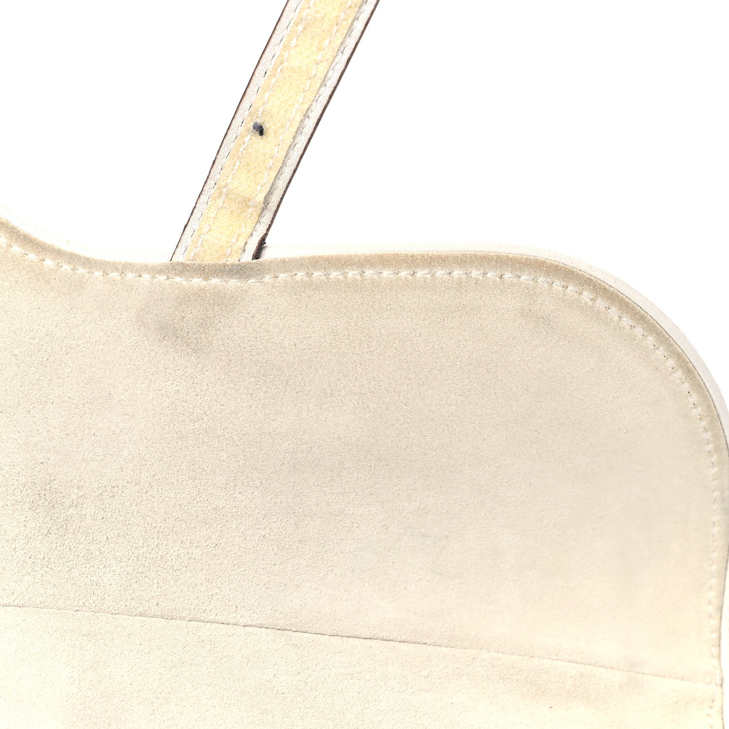 Christian Dior Calfskin Saddle Bag White 9 of 20
