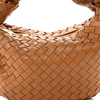 Bottega Veneta Nappa Intrecciato Teen Jodie Hobo Caramel 8 of 10