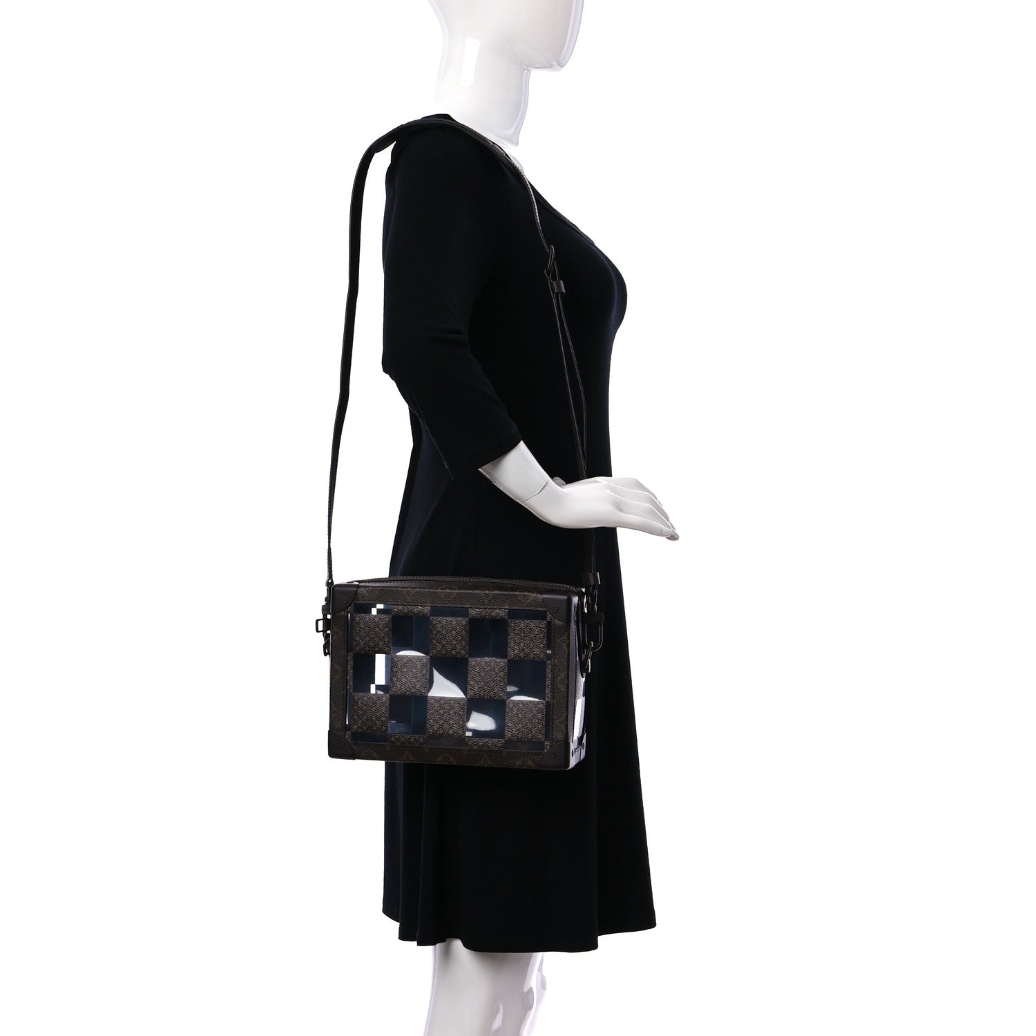 Louis Vuitton PVC Monogram Chess Soft Trunk 2 of 9