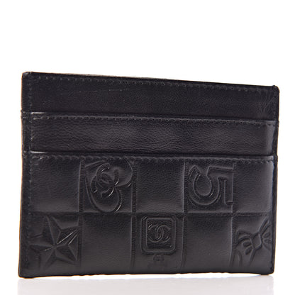 Chanel Lambskin Quilted Precious Symbols Card Holder Black 3 of 8