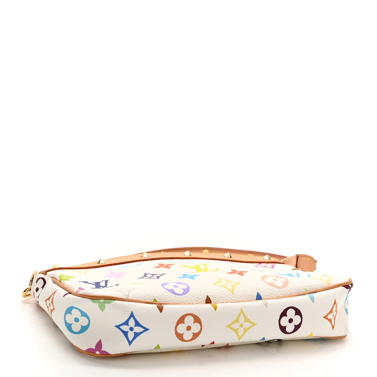Monogram Multicolor Pochette Accessories White