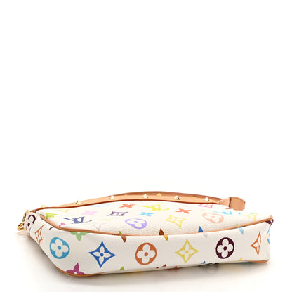 Louis Vuitton Monogram Multicolor Pochette Accessories White 4 of 11