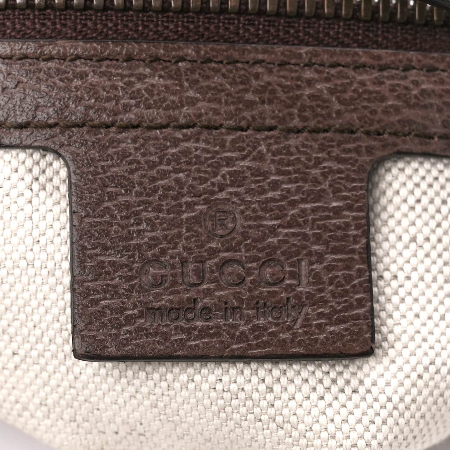 GG Supreme Monogram Web Small Ophidia Half Moon Hobo Brown