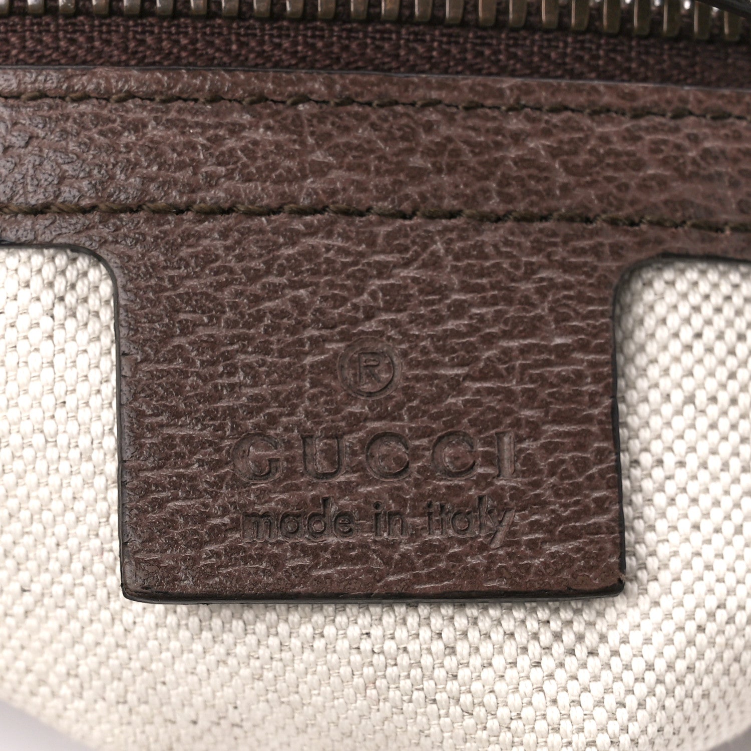 Gucci GG Supreme Monogram Web Small Ophidia Half Moon Hobo Brown 6 of 11