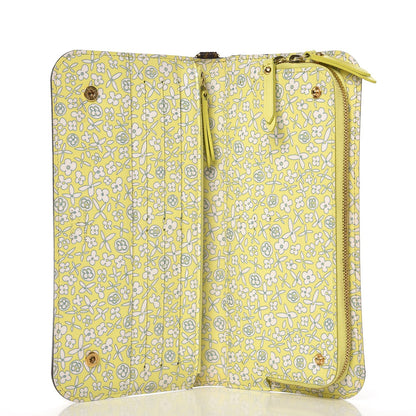 Louis Vuitton Monogram Fleuri Insolite Wallet Yellow 5 of 7