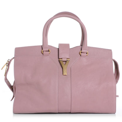 Saint Laurent Leather Medium Cabas Chyc Pink 1 of 8